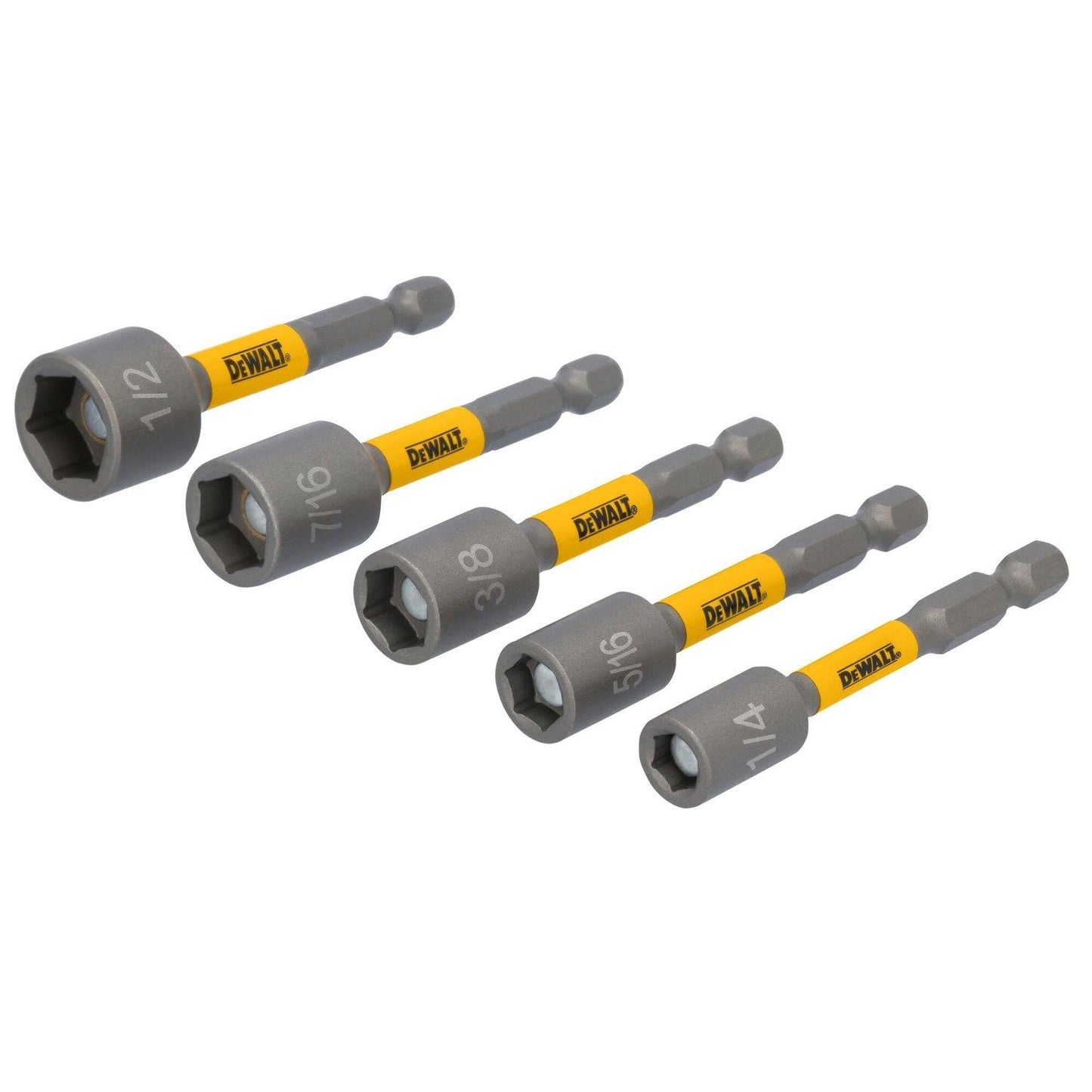 Set Vasos Magneticos Maxfit - Ultra 5 Pzas - DeWALT - Herram.cl