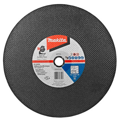Pack 5 Discos Corte Metal Para Tronzadora 14''x2,5mm - Makita - Herram.cl