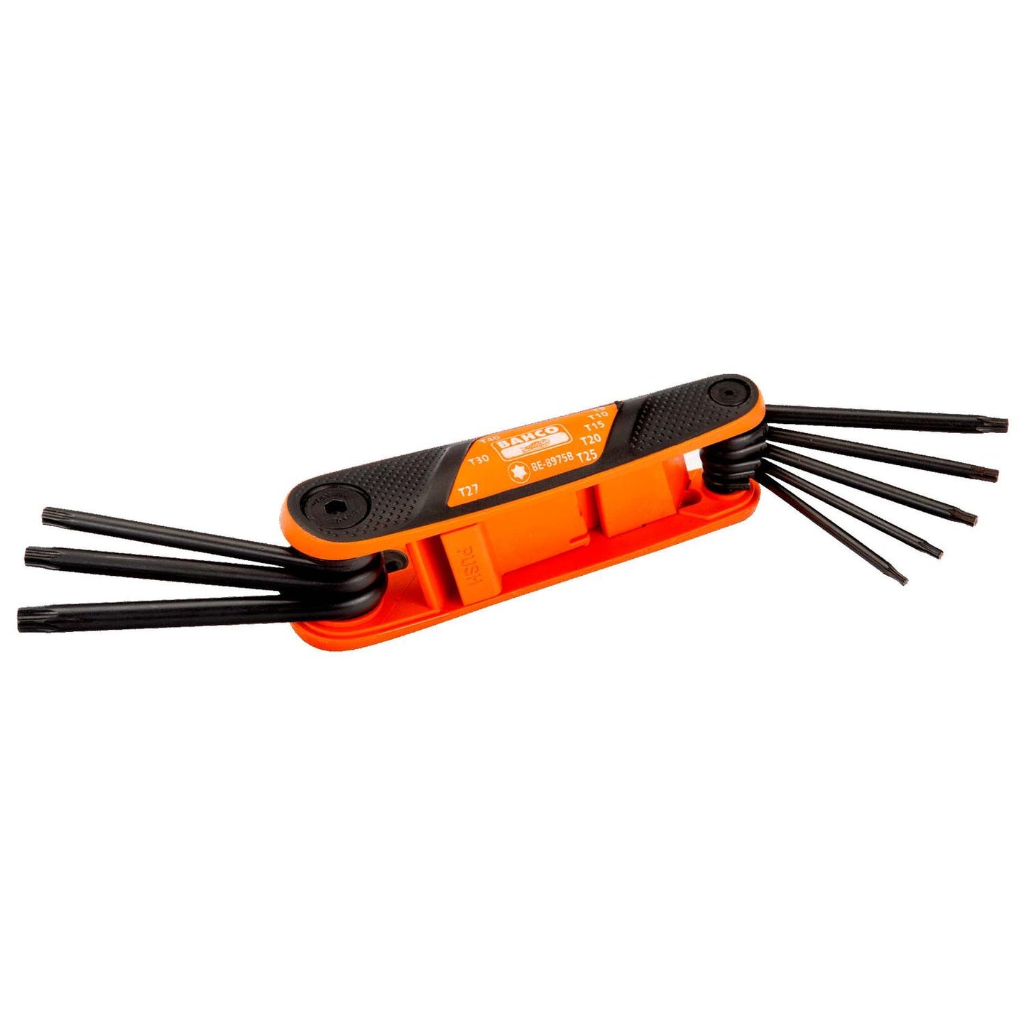 Juego de 8 LLaves Torx en Navaja mango Suave - Bahco - Herram.cl