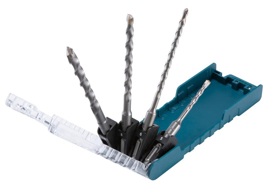 Set Brocas SDS - Plus 5, 6, 8, 10mm 4 Pzas - Makita - Herram.cl