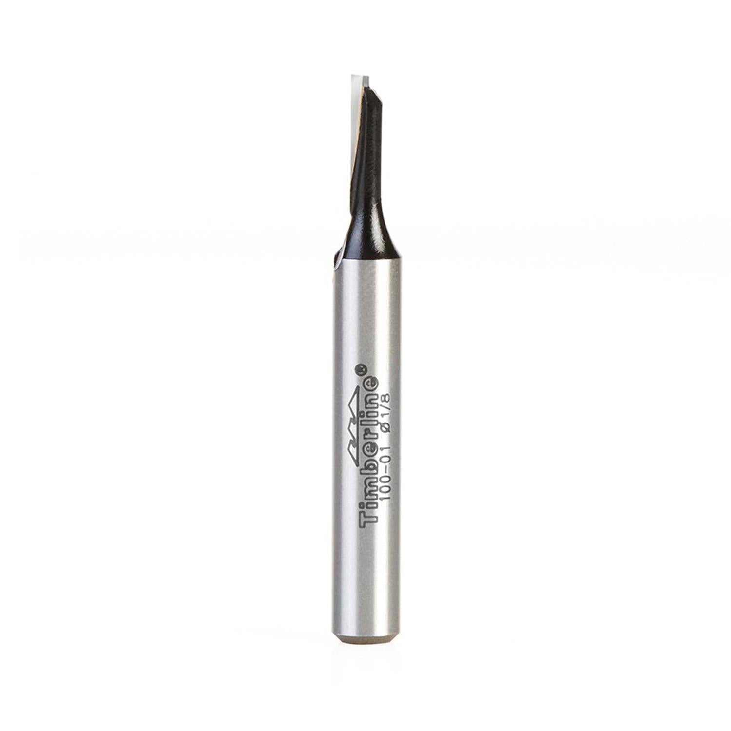 Fresa Recta 1 Filo 1/8''x7/16'' Toma 1/4'' - Timberline - Herram.cl