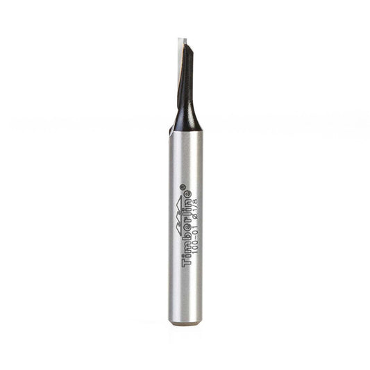 Fresa Recta 1 Filo 1/8''x7/16'' Toma 1/4'' - Timberline - Herram.cl