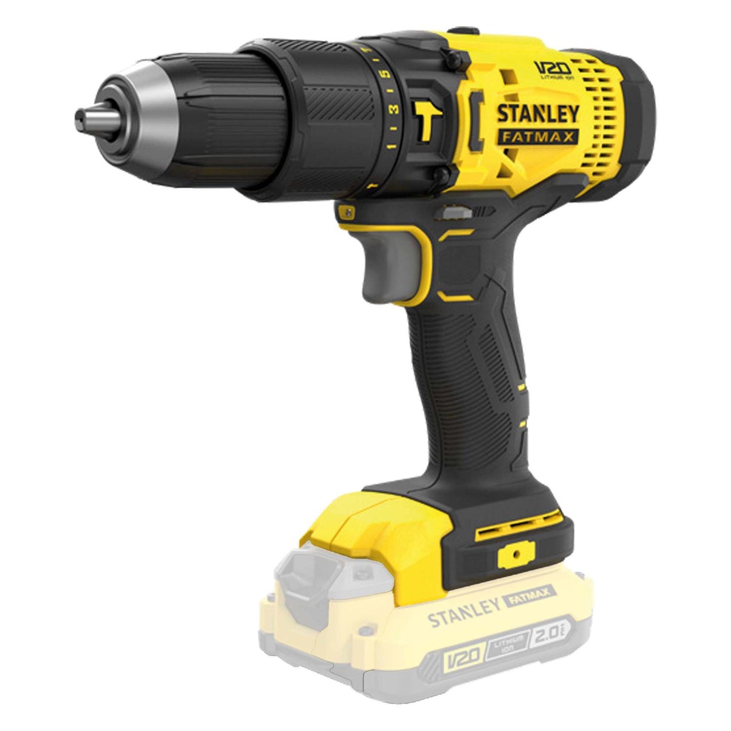 Taladro Percutor 13mm 20V Max. Sin Bateria SCD711B - Stanley - Herram.cl