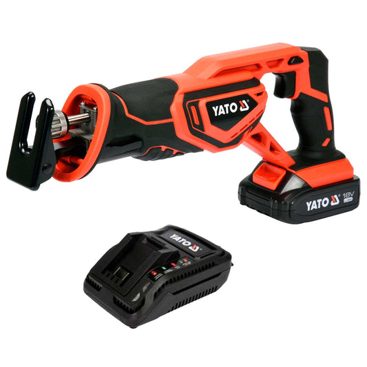 Sierra sable inalámbrica 18V 1 batería 2 Ah + carg. - Yato - Herram.cl