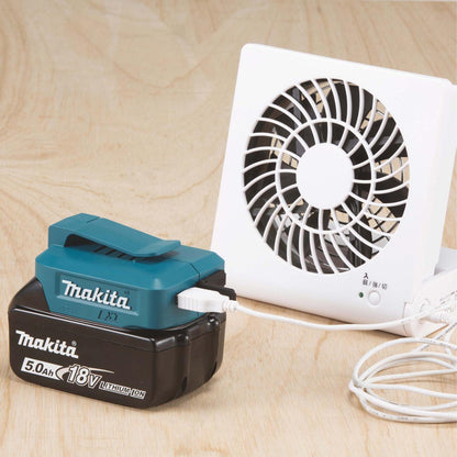 Adaptador USB Tipo A DC5 V 2 X 2.1 Ah Para Baterías LXT 18 V - Makita - Herram.cl