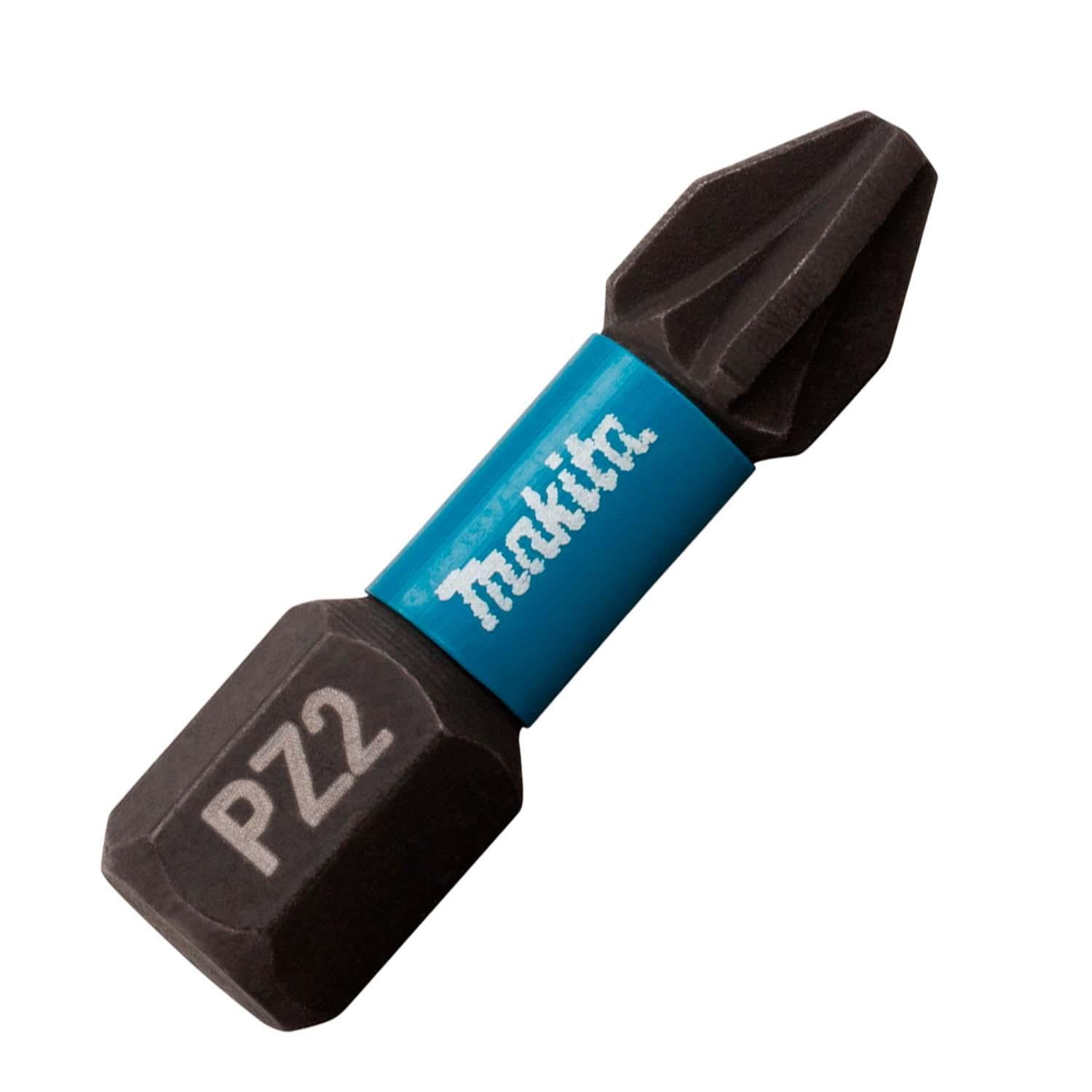 Puntas Impact Black PZ2 - 25mm 2 Pzas - Makita - Herram.cl