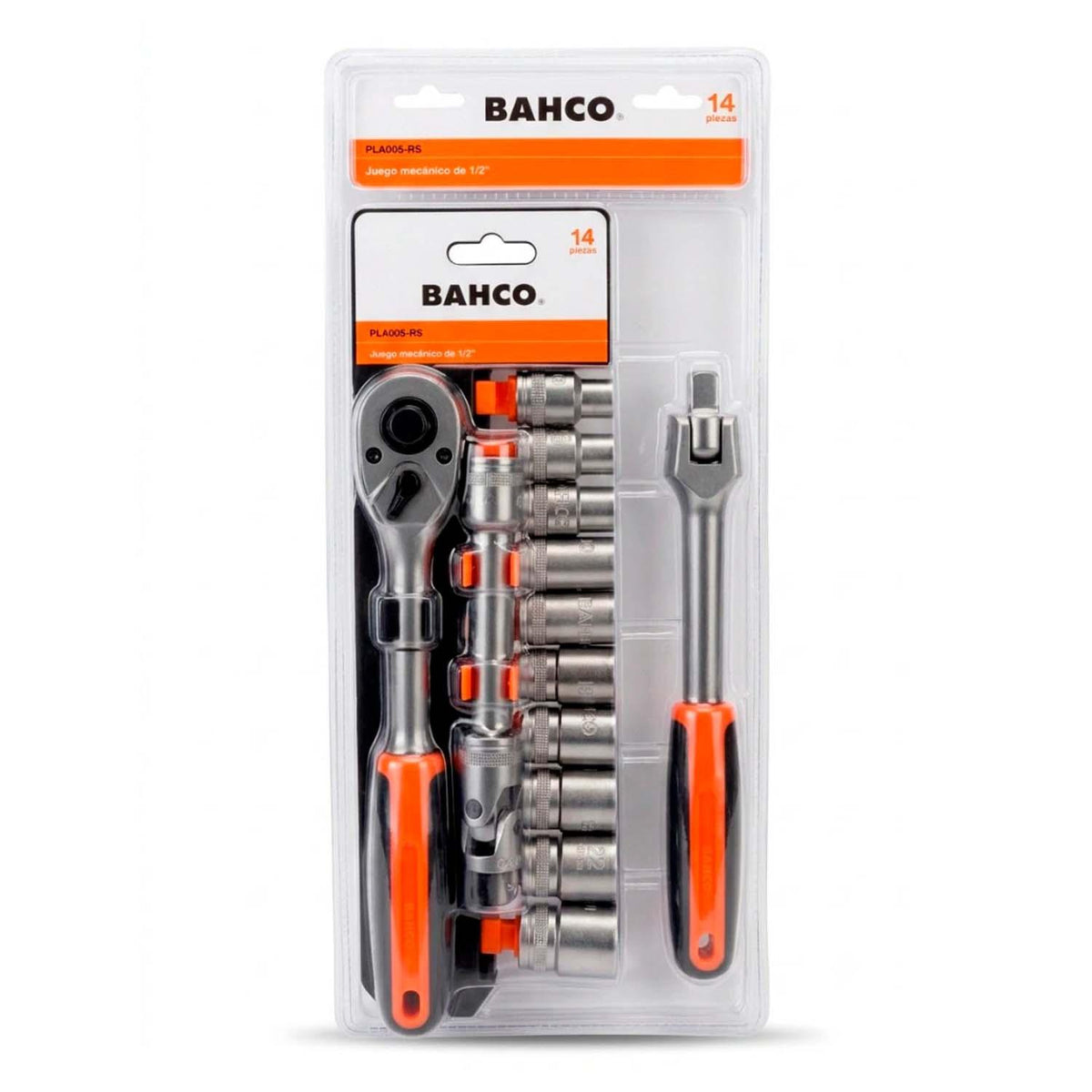 Set Dados Bahco 1/2'' 14pz Carraca 72 Dientes Mecánico - Herram.cl
