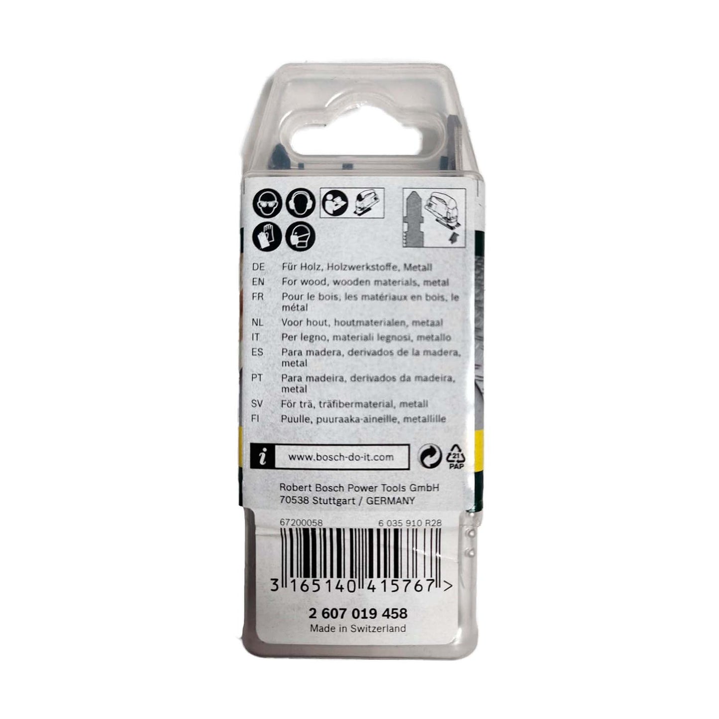 Juego de Hojas de Calar Madera/Metal 8 Pzas - Bosch - Herram.cl