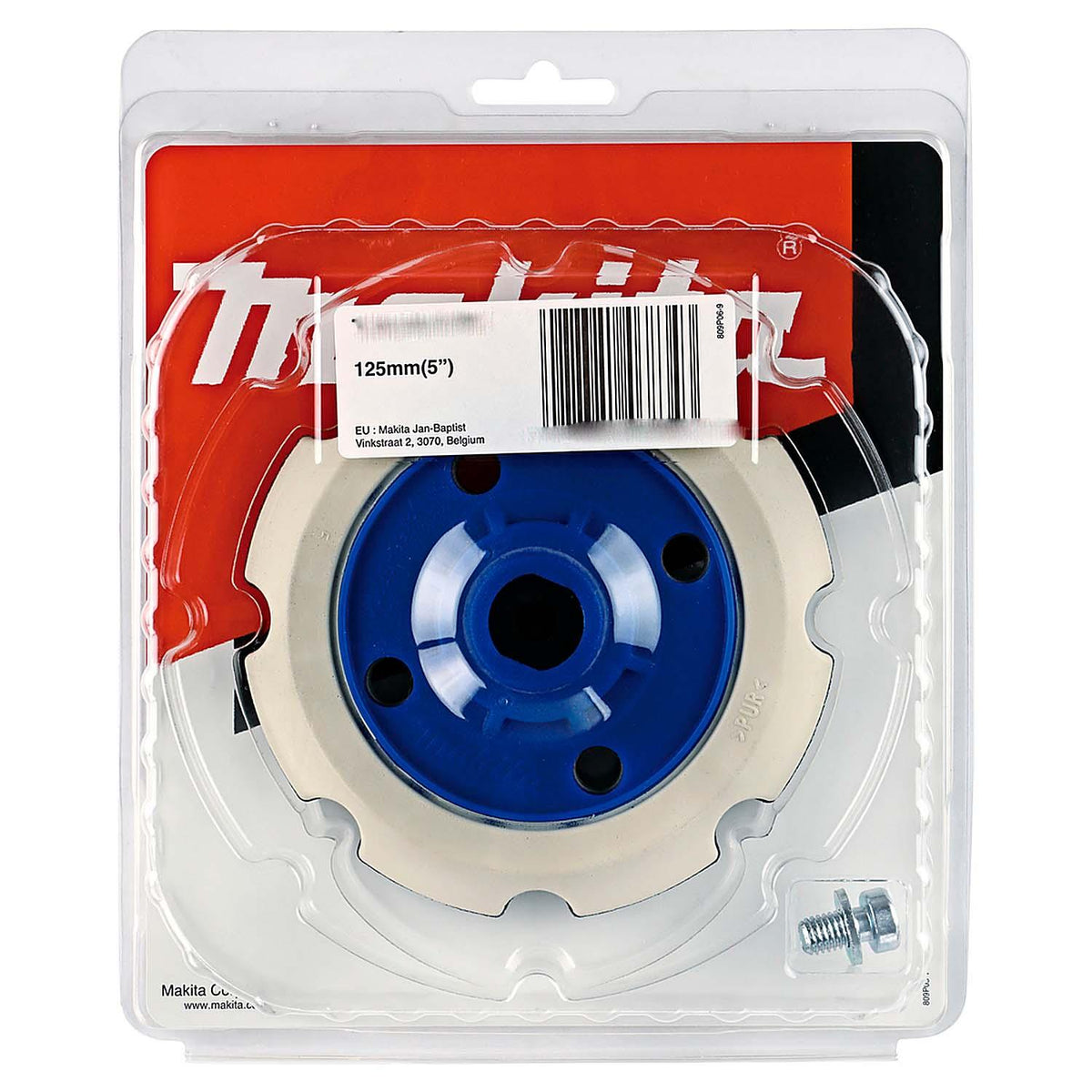 Plato Respaldo Velcro Makita 125mm 5'' Pulidora Hook & Loop - Herram.cl