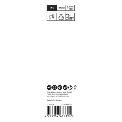 Hoja Caladora Bosch Expert Wood 2-Side Clean T308BO 2 Piezas - Herram.cl