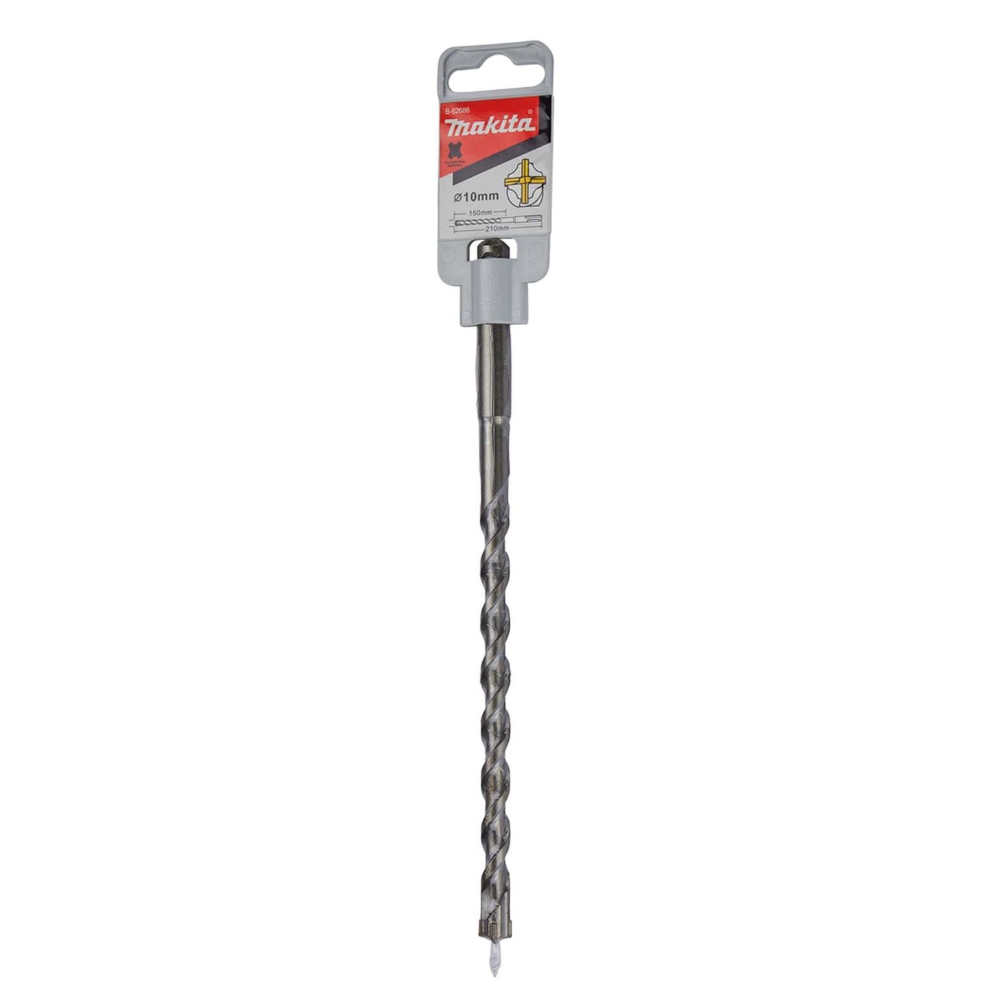 Broca SDS - Plus 4 Aristas 10x150x210mm - Makita - Herram.cl