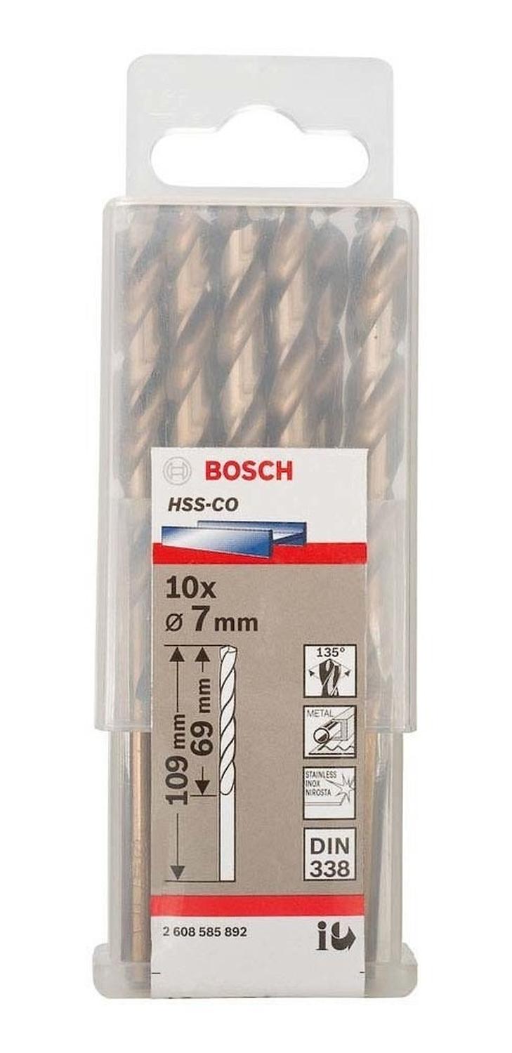 Caja Con 10 Unidades Broca Para Metal HSS - Co 7mm (cobalto) - Herram.cl