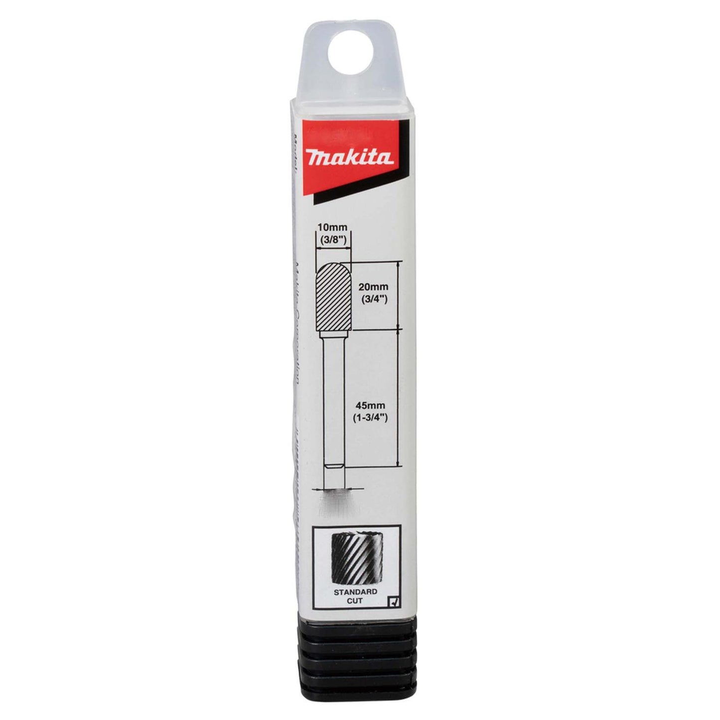 Fresa Rotativa Cilíndrica C/Radio 3/8''x3/4''x1/4'' - Makita - Herram.cl