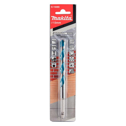Broca Multimaterial 13x150mm (Toma Hex. 1/4'') - Makita - Herram.cl