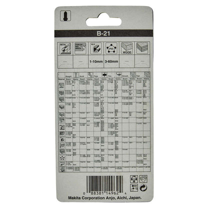 Hoja De Calar HSS 100mm Plástico, Aluminio 5 Pzas - Makita - Herram.cl