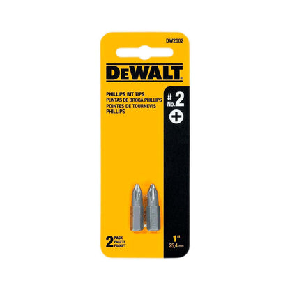 Punta de atornillar PH2x1'' (25,4mm) 2 Pzas - DeWALT - Herram.cl