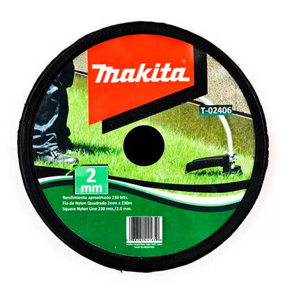 Rollo Nylon Naranjo Ø2.0mm / 230m - Makita - Herram.cl