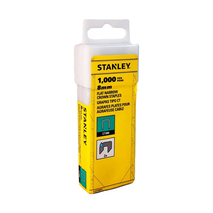 Grapa Plana Para Cables 5/16'' (8mm) 1000 Pzas - Stanley - Herram.cl