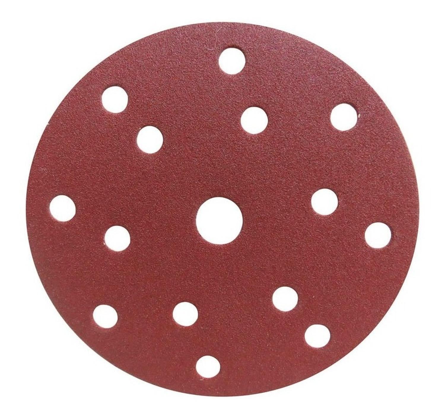 Pack 10 Discos Lija Con Velcro 150mm (6'') G120 - Makita - Herram.cl