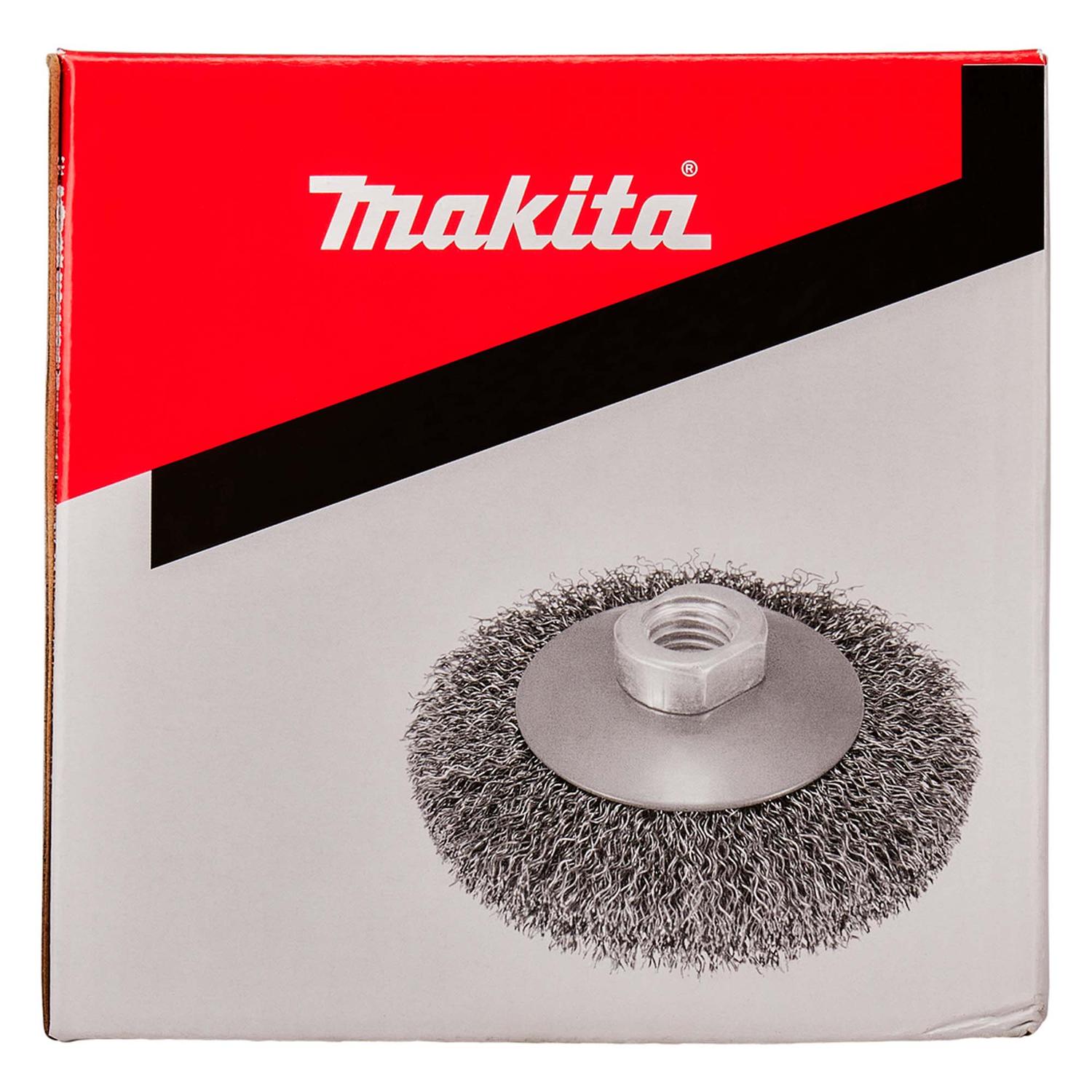 Grata Circular Cónica Acero Ondulado 115mm Toma M14 - Makita - Herram.cl