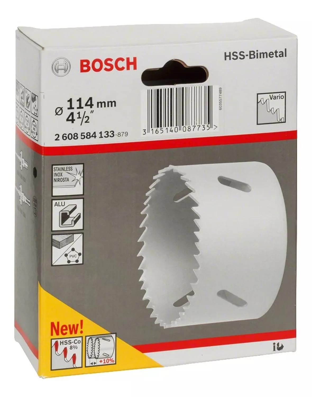 Sierra Copa Bim + 8% Co 114mm (4 1/2'') Bosch - Herram.cl
