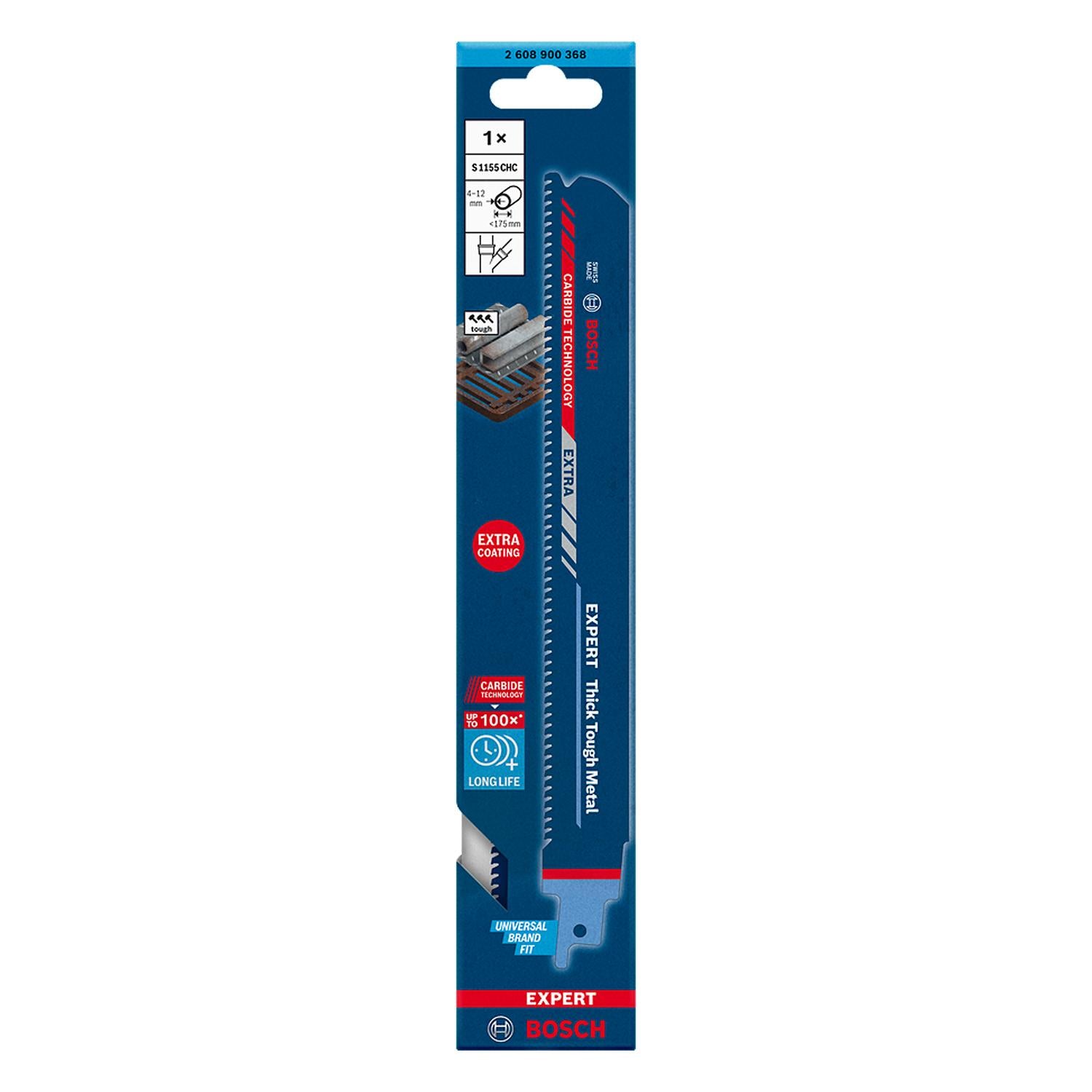 Hoja sierra Bosch EXPERT S1155CHC 225mm/8 TPI - Bosch - Herram.cl