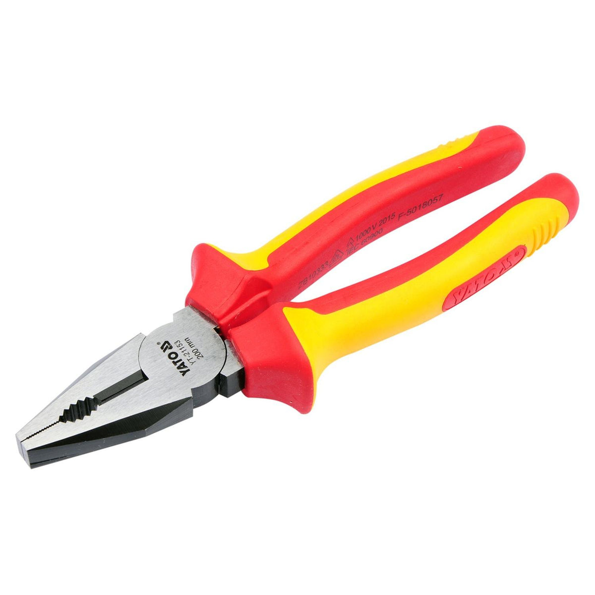 Alicate Universal Yato YT-21153 Aislado 1000V VDE 200mm 8'' - Herram.cl
