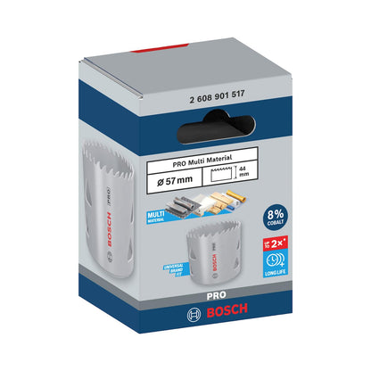 Sierra Copa PRO Bosch Multi Material 8% Co Ø57mm (2-1/4'') - Herram.cl