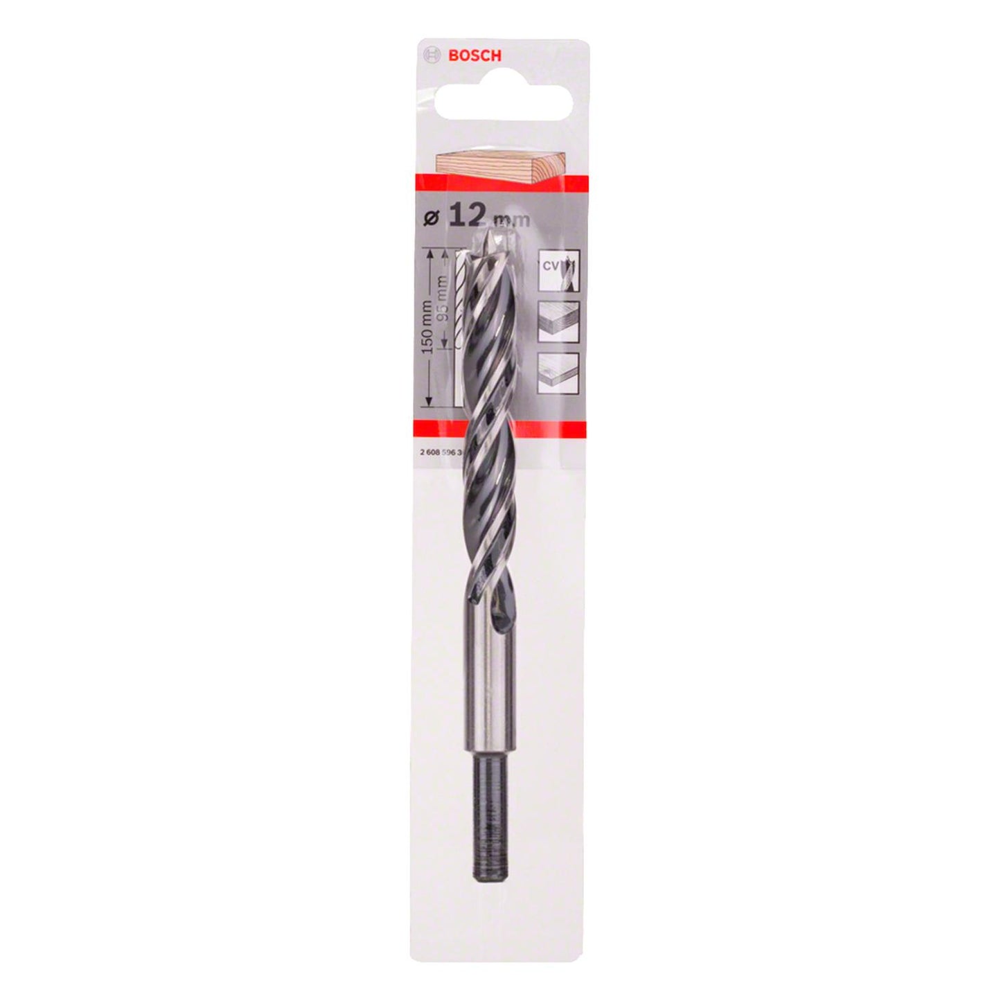 Broca Para Madera 3 Puntas 12mm - Bosch - Herram.cl