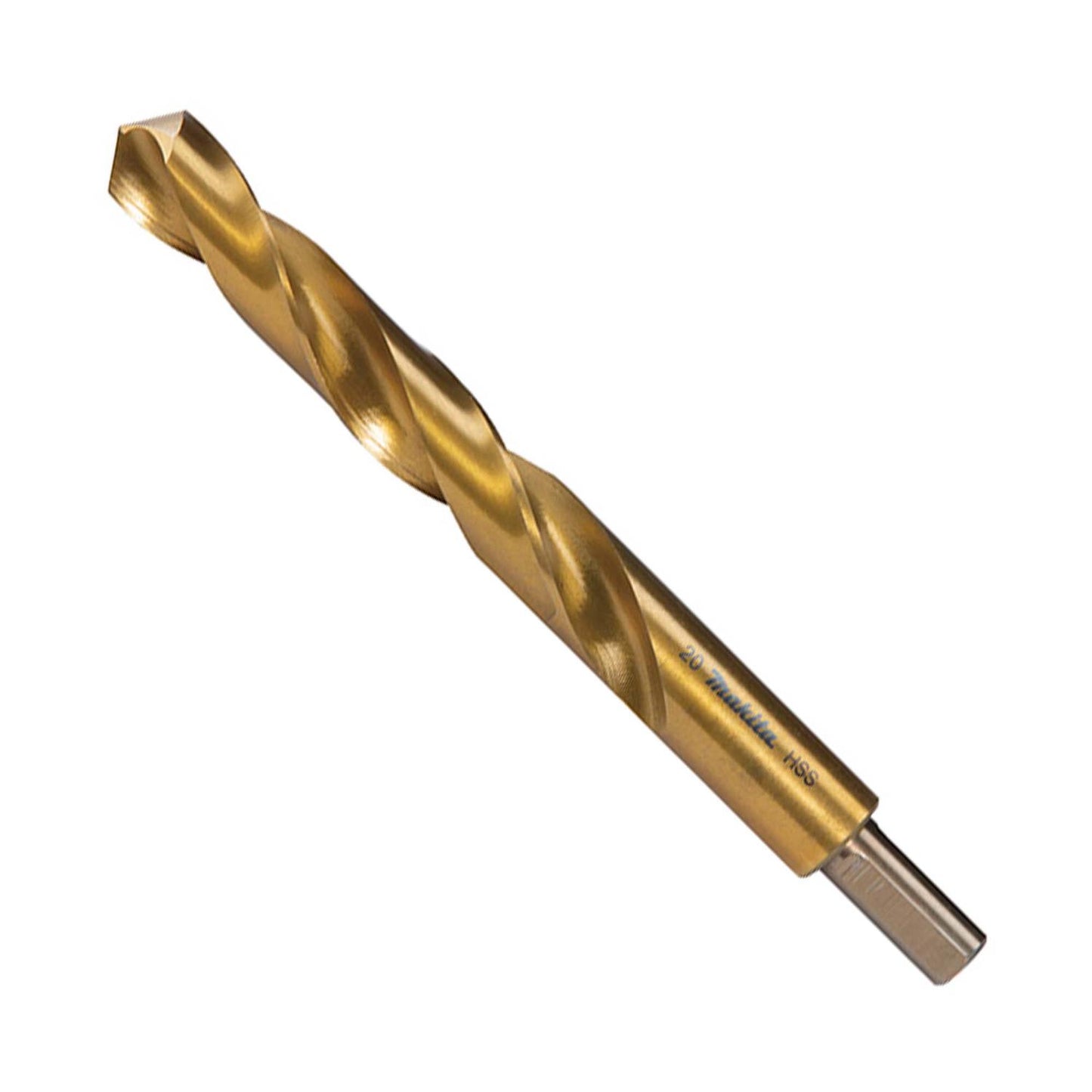 Broca para Metal HSS - TiN 20x205mm vástago reducido – Makita - Herram.cl