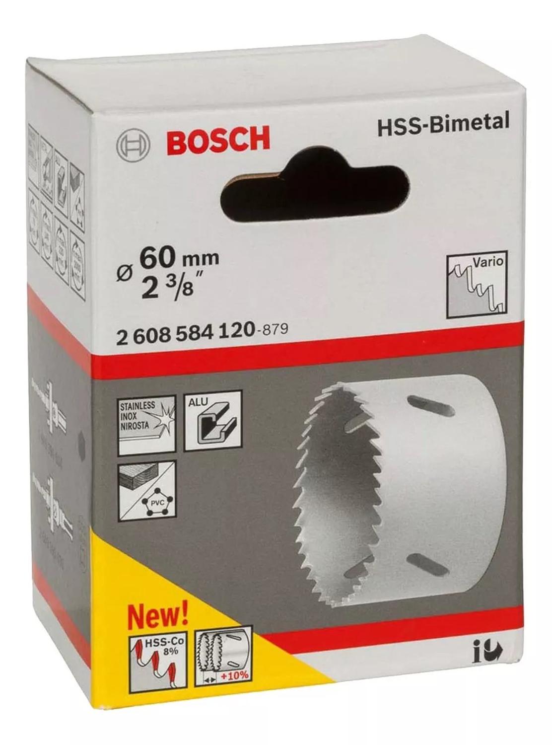Sierra Copa Bim + 8% Co 60mm (2 3/8'') Bosch - Herram.cl