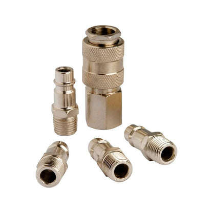 Set Conectores Rápidos INDURA 1023803 5 Pzs Compresor 1/4 - Herram.cl