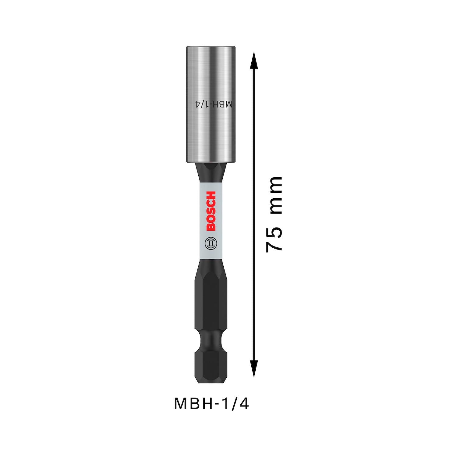 Porta Punta Magnético PRO Impact 75mm - Bosch - Herram.cl