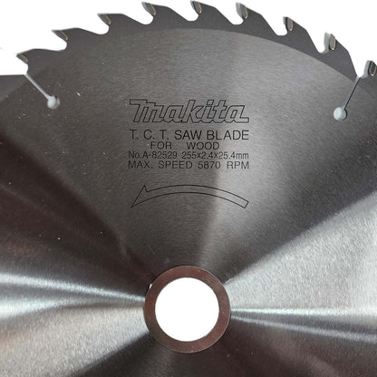 Disco De Sierra 10'' Eje 25.4mm X 40 D Madera - Makita - Herram.cl