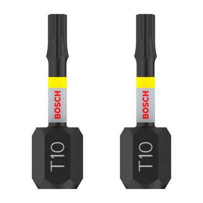 Puntas PRO Impact T10x25mm 2 Pzas - Bosch - Herram.cl