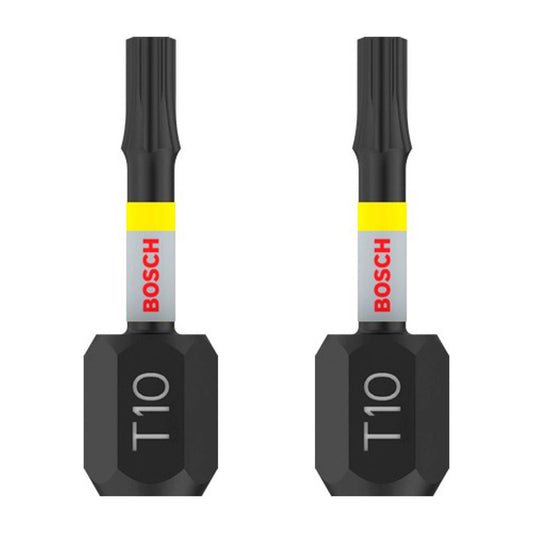Puntas PRO Impact T10x25mm 2 Pzas - Bosch - Herram.cl