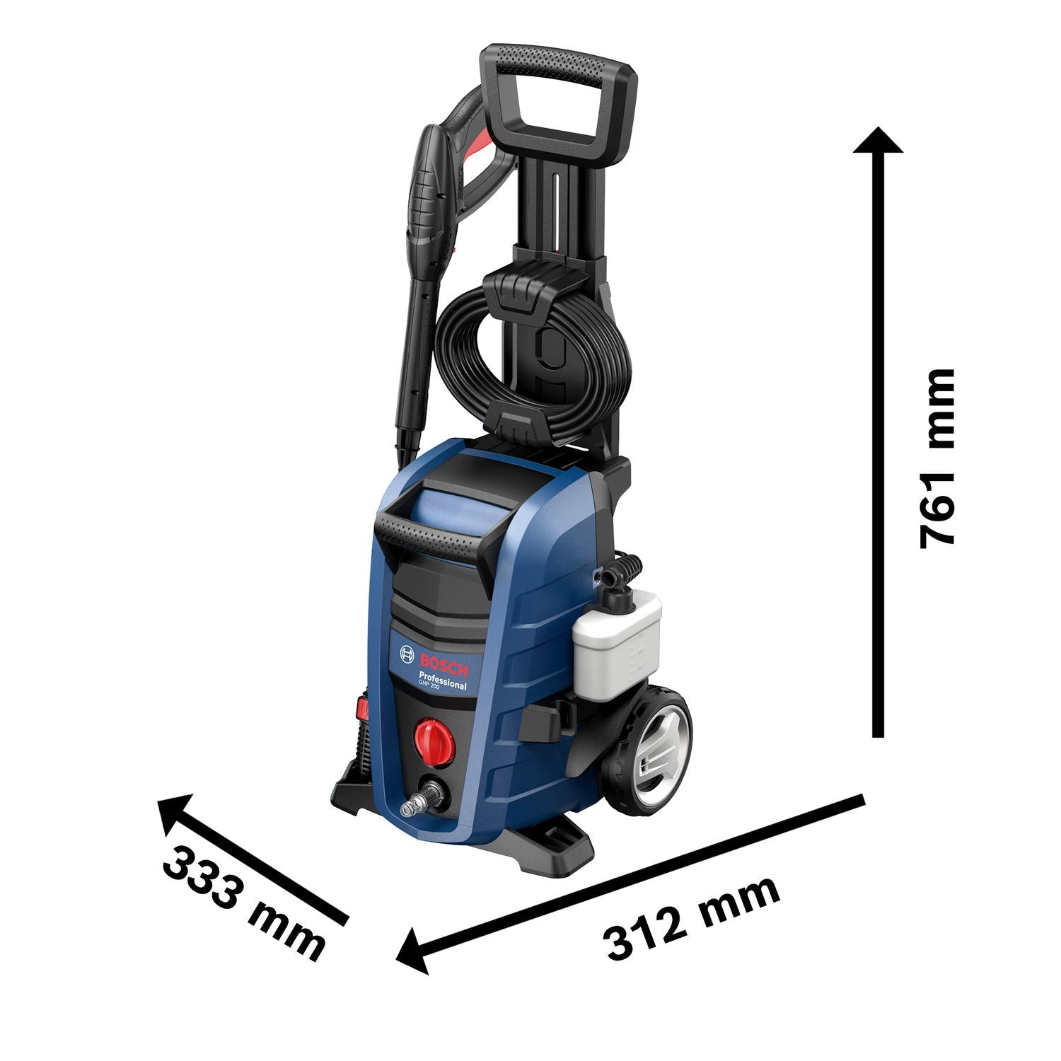 Hidrolavadora GHP 200 | 1.700 W | 138 Bar | 6m - Bosch - Herram.cl