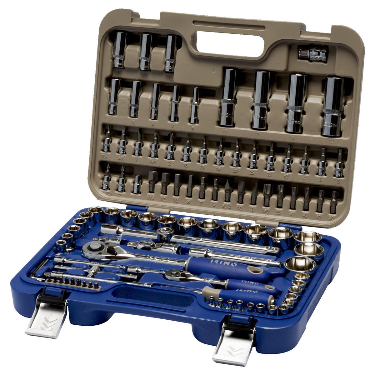 Juego De Dados 1/4'' y 1/2'' 101 Pzas - Irimo - Herram.cl