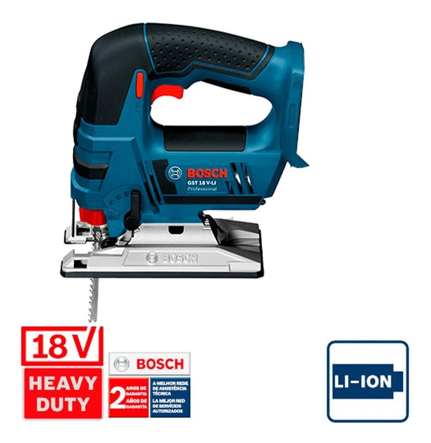 Sierra Caladora Inalámbrica Bosch GST 18V - li Bare Tool - Herram.cl