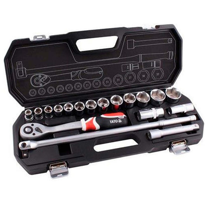 Juego De Dados 1/2'' Con Chicharra 18 Pzas - Yato - Herram.cl