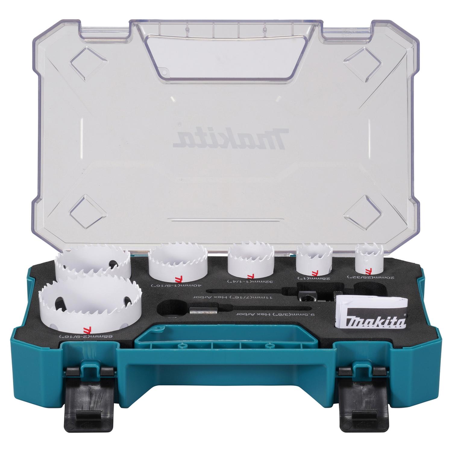 Set Sierras Copas BIM 20 - 65mm (Electricista) 6 Pzas - Makita - Herram.cl