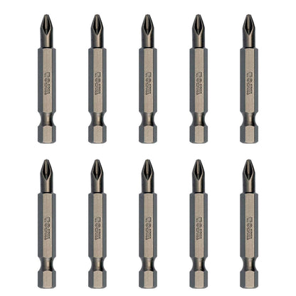 Puntas De Atornillar PH2x50mm 10 Pzas - Yato - Herram.cl