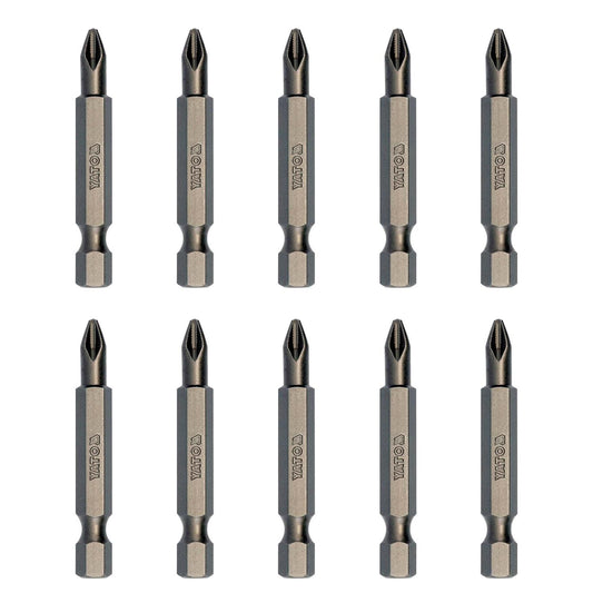 Puntas De Atornillar PH2x50mm 10 Pzas - Yato - Herram.cl