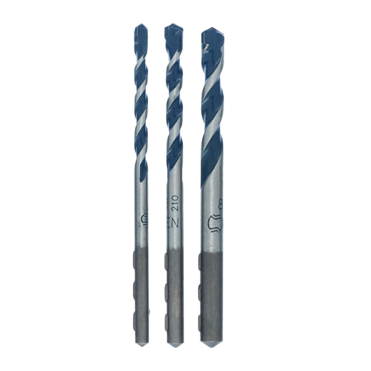 Set 3 Brocas Concreto Bosch CYL-5 Widia 5 6 y 8mm - Herram.cl