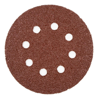 Pack 5 Discos De Lija Con Velcro 5'' (125mm) G40 - Nexxo - Herram.cl