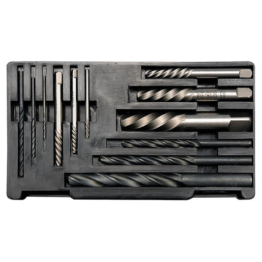 Set Extractores Tornillos + Brocas HSS YATO 12pz M3-M24 - Herram.cl