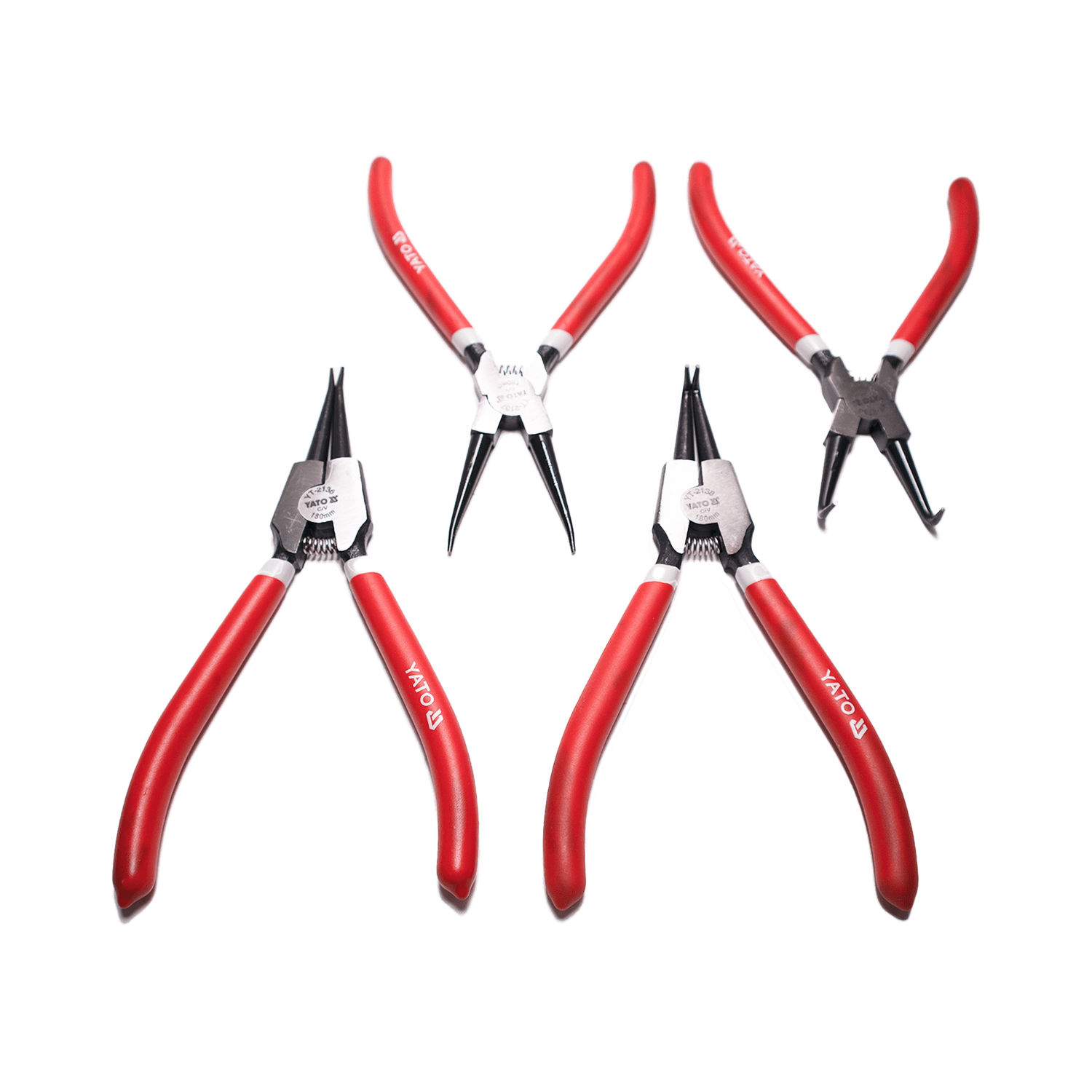 Juego Alicate Saca Seguros 180mm 4 Pzas - Yato - Herram.cl