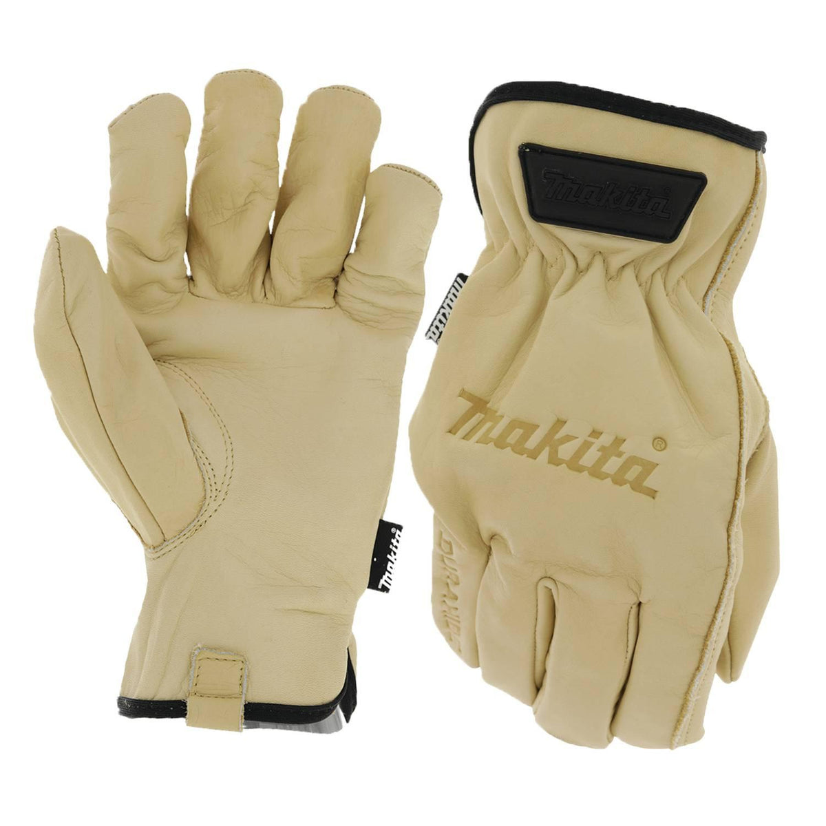 Guantes Cuero Makita T-04195 Trabajo Profesional L - Herram.cl