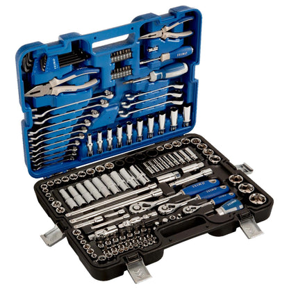 Juego de Dados y Llaves 1/4''; 3/8''; 1/2'' 164 Pzas - Irimo - Herram.cl