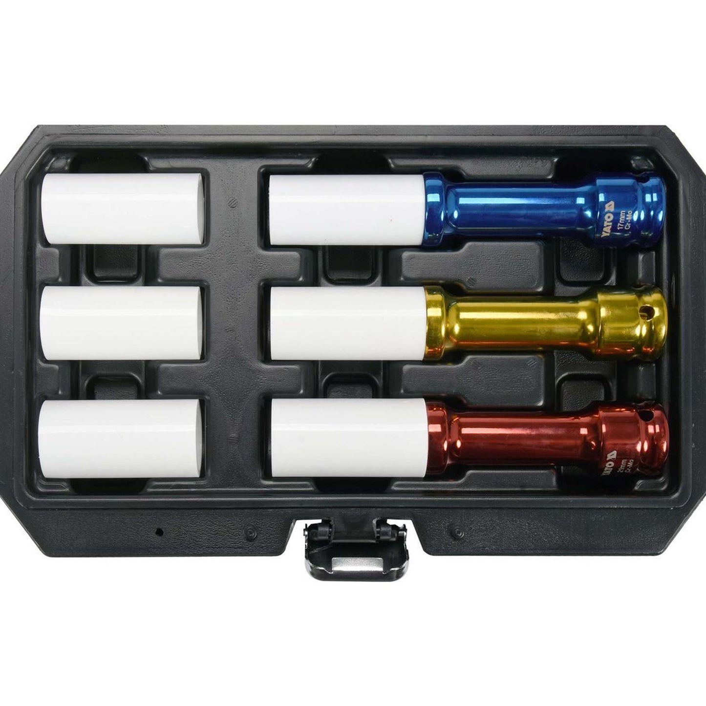 Juego Dados de Impacto 1/2'' (17, 19 y 21mm)/ 6 Pzas - Yato - Herram.cl